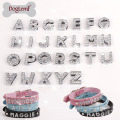 Comercio al por mayor de DIY Nombre Personalizado Collar de Perro de Mascota Rhinstones Bling